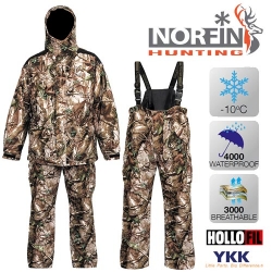 Костюм зимний охотничий NORFIN Hunting Game Passion Green -10°, XXL